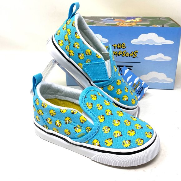 VANS Slip-On V The Simpsons Maggie Canvas Blue Kid - Picture 5 of 15